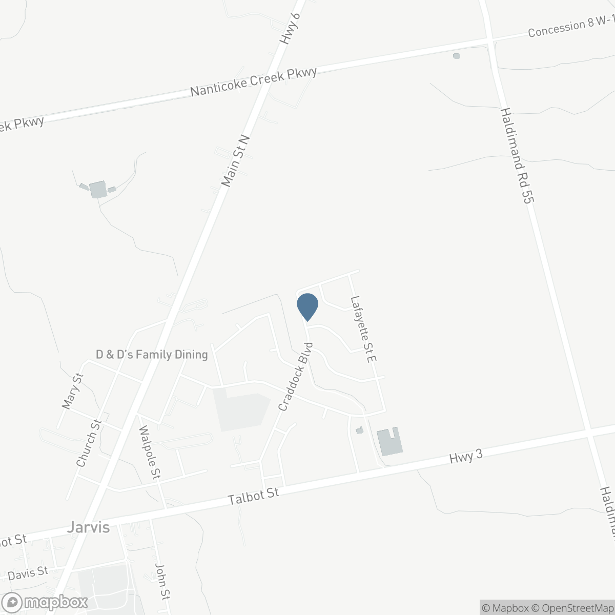 96 CRADDOCK Boulevard, Jarvis, Ontario N0A 1J0